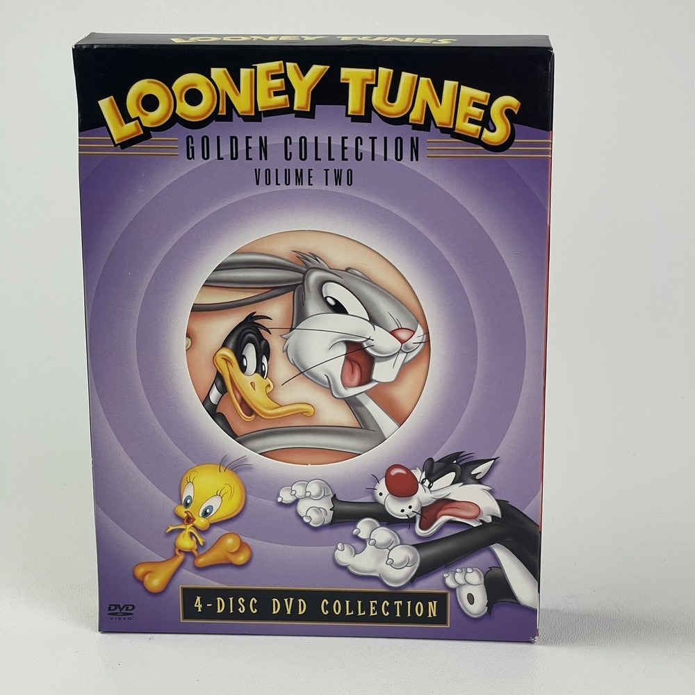 Looney Tunes Golden Collection Volume 2 DVD 4 Disc Set 2004 Bugs Bunny